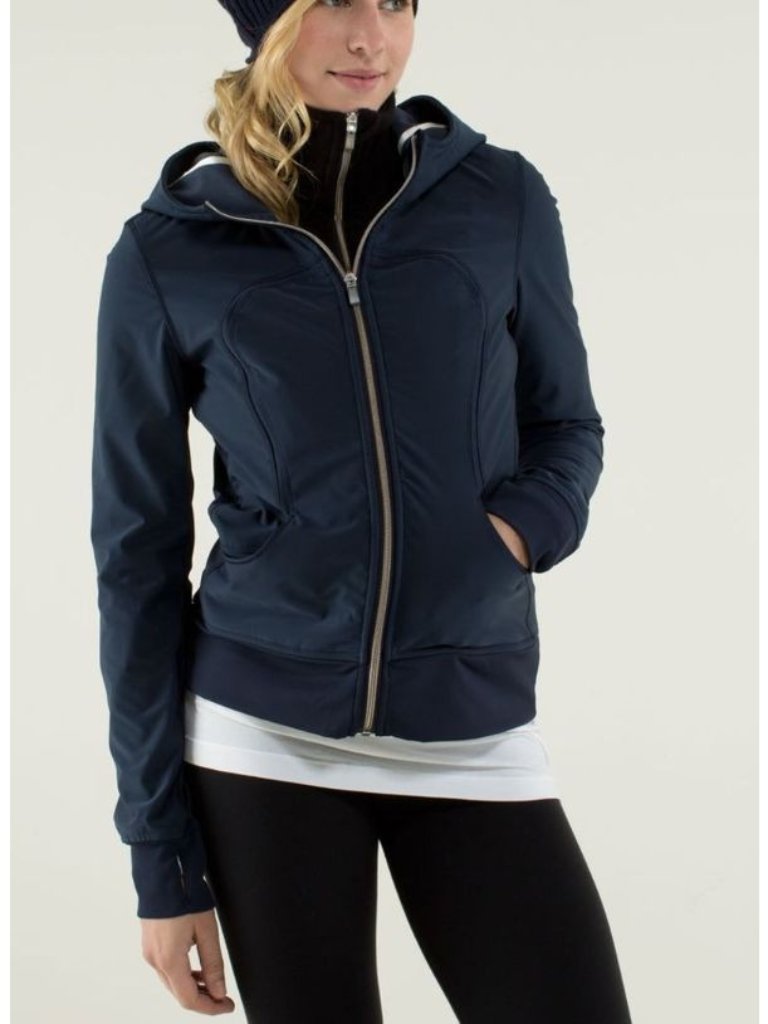 Lululemon Uba Hoodie *Softshell Inkwell / Black Se Size 4